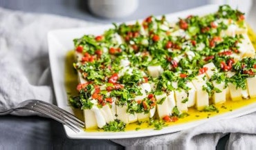 Marinated Cheese (Southern Living Magazine)